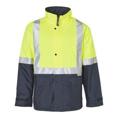 Waterproof Oxford Polyester Hi Vis Jacket With 3M Tape