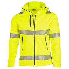 Heavy Duty Softshell Jackets With 3M Reflective Tape