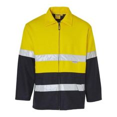 Wool Blend Melton Visibility Jacket with 3M Tape