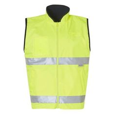 Reversible Oxford Polar Fleece Hi Vis Jacket
