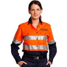 Cotton Twill Reflective Safety Shirts