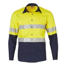 145gsm Cotton Rip-Stop Reflective Work Shirts