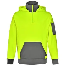 340gsm Anti Pill Fleece Half Zip Safety Hoodie