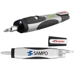 LED Torch with Interchangeable Screwdriver Bits