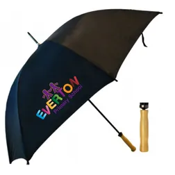 T19 Driver Logo Golf Umbrellas With Steel Shaft & Fibreglass Ribs