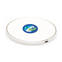 Round Wireless Charging Dock with Fast Charge