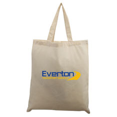 Ungusseted Cotton Tote with Short Handles