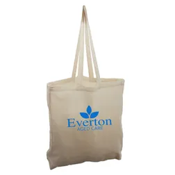 Texas Cotton Calico Bag with Full Gusset Long Handles