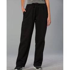 Fleece Trackpants With Reinforced Knee Pads