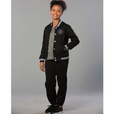 Fleece Kids Trackpants with Knee Padding Cuffs