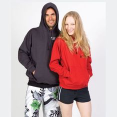 Heavy Fleece Pullover Hoodie Kangaroo Pouch