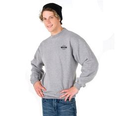 Poly Cotton Fleece Crew Neck Sweatshirts
