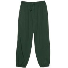 Unisex Polyester Pongee Zip Leg Track Pants