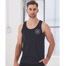 Cotton Jersey Men's Sleeveless Athletic Top