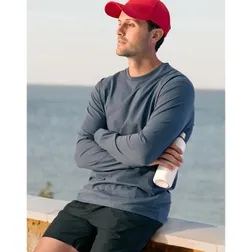 Jersey Knit Long Sleeve Cotton Polyester Tee