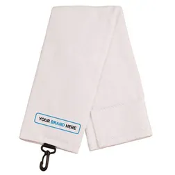 TW06 Terry Towel/Velour Team Golf Towels With Plastic Clip