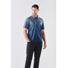 Stretch Knit Polyester Polo Shirts with UPF