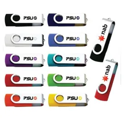 U07-128G-3.0 128 Gig Swivel Promotional USB Sticks 3.0