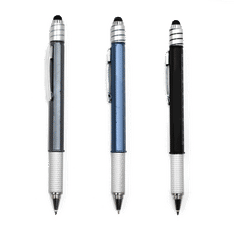 Balance Pen ABS Plastic Stylus Ballpoint with Spirit Level and Fidget Spinner