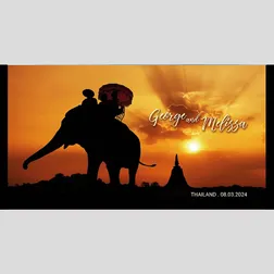 Thailand Elephant Neoprene Stubby Holders
