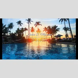 Poolside Wedding Stubby Holders Neoprene Full Colour Printing