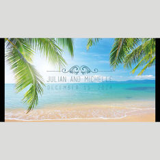 Full Colour Palm Tree Neoprene Stubby Holders