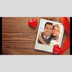 Neoprene Polaroid Wedding Stubby Holder