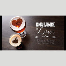 Neoprene Wedding Celebration Stubby Holders