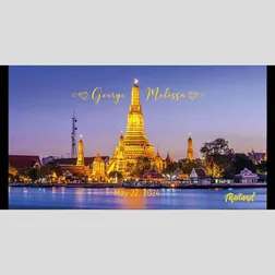 Thailand Wedding Neoprene Stubby Holder