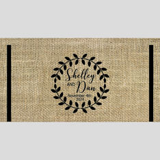 Rustic Jute Neoprene Wedding Stubby Holders