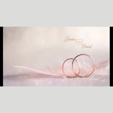 Wedding Ring Design Neoprene Stubby Holder