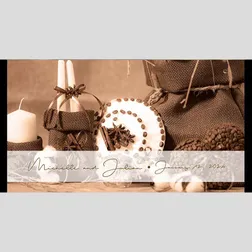 WD79 Coffee Theme Wedding Stubby Holders
