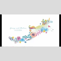 Full Colour Neoprene Wedding Fairytale Stubby Holders