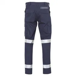 WP13HV Cotton Drill Branded Work Pants With 3M Reflective Tape (Long)