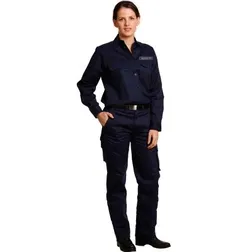 WP15 Ladies Cotton Drill Cargo Branded Workwear Pants