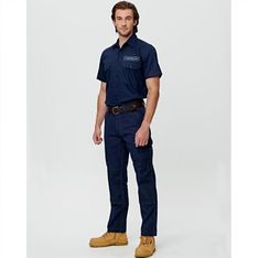 Cotton Canvas Cargo Pants with Cordura