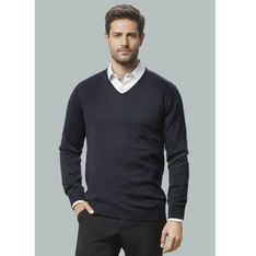 Wool Acrylic Blend Business Knitwear for Men