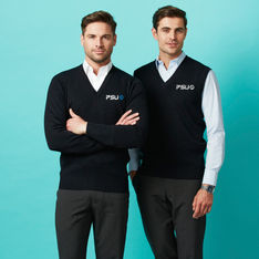 Wool Acrylic Blend Mens Regular Fit Jumper