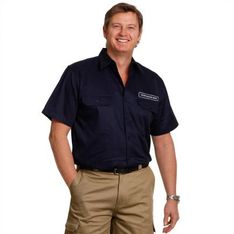 Cool Breeze Cotton Twill Work Shirt with Mesh Ventilation