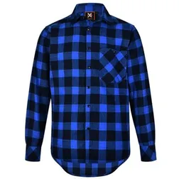 Double Brushed Cotton Polyester Plaid Shirt