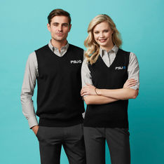 Wool Acrylic Knitted Waistcoats for Men