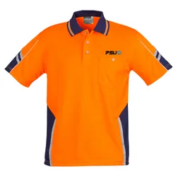 ZH237 Squad Logo Hi-Vis Polo Shirts