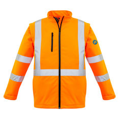 X Back Hi Vis Softshell Jacket with Hoop Reflective Tape