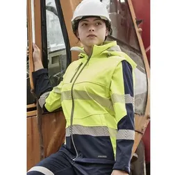 Streetworx Womens High Visibility 2 In 1 Stretch Softshell Jacket