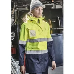 Ladies Hi Vis Ultralite Waterproof Safety Jacket