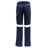 Ladies Fire Resistant Modacrylic Cargo Pants With Reflective Tape
