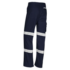 Hard Wearing Cotton Drill Pants With Reflective Tape