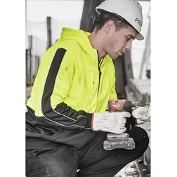 Syzmik High Visibility Fleece Hoodie with UPF Protection