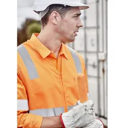 Unisex Hi Vis VIC Rail Zip Reflective Vest