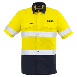 ZW835 Rugged Cooling Embroidered Workwear Shirts With Reflective Tape